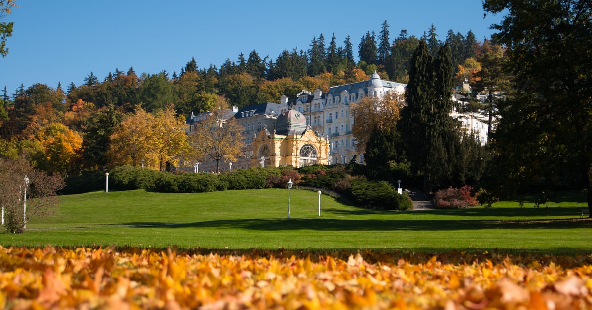 Herbst in Marienbad — goldene Saison für den Kuraufenthalt
